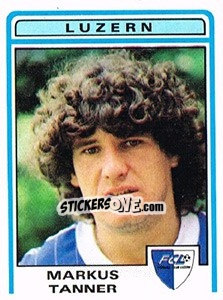 Sticker Markus Tanner - Football Switzerland 1982-1983 n. 124 - Panini