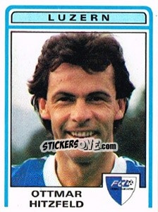 Cromo Ottmar Hitzfeld - Football Switzerland 1982-1983 - Panini