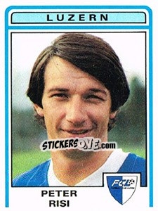 Sticker Peter Risi - Football Switzerland 1982-1983 - Panini