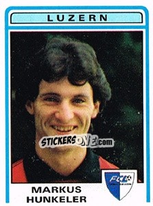 Cromo Markus Hunkeler - Football Switzerland 1982-1983 - Panini
