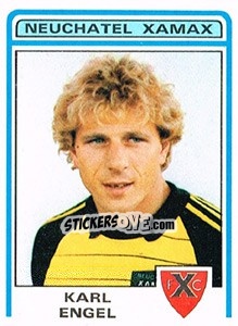 Sticker Karl Engel - Football Switzerland 1982-1983 - Panini
