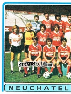 Cromo Team Photo (puzzle 1) - Football Switzerland 1982-1983 - Panini