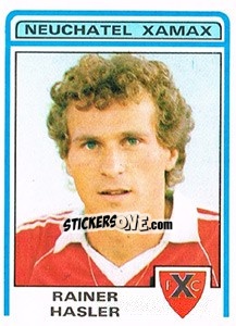 Cromo Rainer Hasler - Football Switzerland 1982-1983 n. 135 - Panini