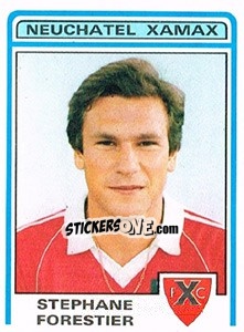 Sticker Stephane Forester - Football Switzerland 1982-1983 - Panini