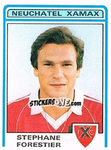 Sticker Stephane Forester - Football Switzerland 1982-1983 n. 138 - Panini