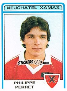Sticker Philippe Perret - Football Switzerland 1982-1983 - Panini