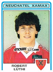 Sticker Robert Luthi - Football Switzerland 1982-1983 - Panini