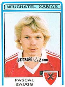 Sticker Pascal Zaugg - Football Switzerland 1982-1983 - Panini