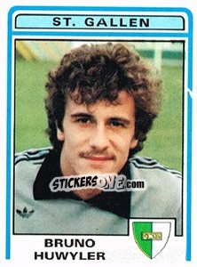 Cromo Bruno Huwyler - Football Switzerland 1982-1983 - Panini