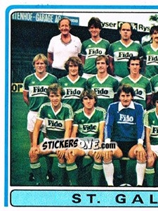 Sticker Team Photo (puzzle 1) - Football Switzerland 1982-1983 - Panini