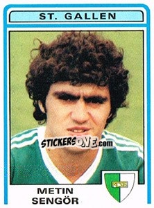 Sticker Metin Sengor - Football Switzerland 1982-1983 - Panini