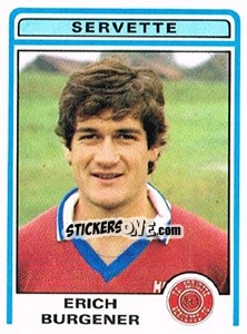 Cromo Erich Burgener - Football Switzerland 1982-1983 - Panini