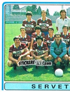 Sticker Team Photo (puzzle 1) - Football Switzerland 1982-1983 - Panini