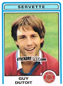 Sticker Guy Dutoit - Football Switzerland 1982-1983 n. 177 - Panini