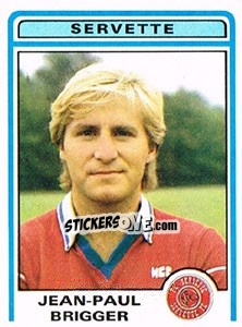 Sticker Jean-Paul Brigger - Football Switzerland 1982-1983 n. 179 - Panini