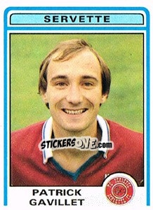 Sticker Patrick Gavillet - Football Switzerland 1982-1983 - Panini