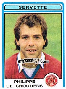 Sticker Philippe de Choudens - Football Switzerland 1982-1983 - Panini