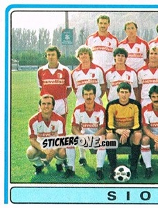 Figurina Team Photo (puzzle 1) - Football Switzerland 1982-1983 n. 187 - Panini
