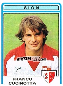 Cromo Franco Cucinotta - Football Switzerland 1982-1983 - Panini