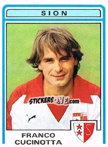Cromo Franco Cucinotta - Football Switzerland 1982-1983 n. 199 - Panini