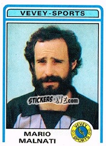 Cromo Mario Malnati - Football Switzerland 1982-1983 - Panini