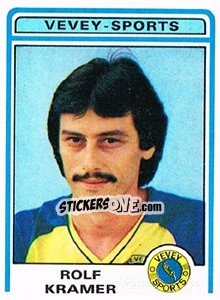 Sticker Rolf Kramer - Football Switzerland 1982-1983 n. 207 - Panini