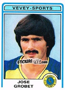 Sticker Jose Grobet - Football Switzerland 1982-1983 - Panini