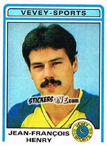 Sticker Jean-Francois Henry - Football Switzerland 1982-1983 n. 211 - Panini