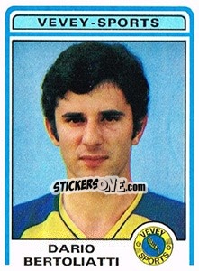 Sticker Dario Bertoliatti - Football Switzerland 1982-1983 - Panini