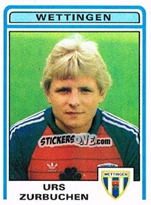 Cromo Urs Zurbuchen - Football Switzerland 1982-1983 n. 222 - Panini