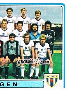 Cromo Team Photo (puzzle 2) - Football Switzerland 1982-1983 - Panini