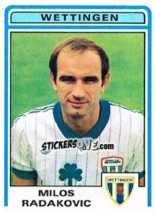 Figurina Milos Radakovic - Football Switzerland 1982-1983 n. 225 - Panini