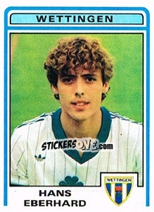 Sticker Hans Eberhard - Football Switzerland 1982-1983 n. 226 - Panini