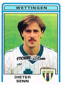 Sticker Dieter Senn - Football Switzerland 1982-1983 - Panini