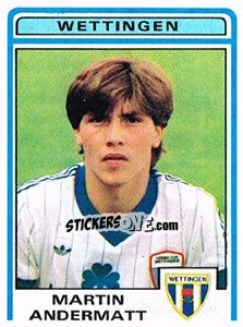 Sticker Martin Andermatt - Football Switzerland 1982-1983 n. 230 - Panini