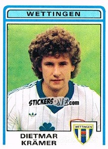 Cromo Dietmar Kramer - Football Switzerland 1982-1983 - Panini