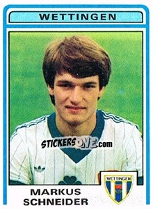 Cromo Markus Schneider - Football Switzerland 1982-1983 - Panini
