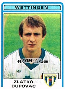 Cromo Zlatko Dupovac - Football Switzerland 1982-1983 - Panini