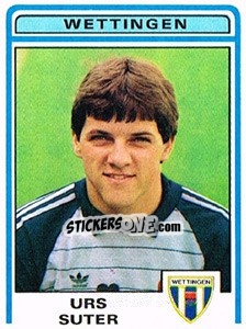 Sticker Urs Suter - Football Switzerland 1982-1983 n. 237 - Panini