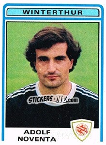 Sticker Adolf Noventa - Football Switzerland 1982-1983 - Panini