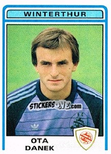 Sticker Ota Danek - Football Switzerland 1982-1983 - Panini