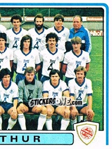 Sticker Team Photo (puzzle 2) - Football Switzerland 1982-1983 n. 242 - Panini