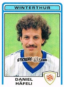 Sticker Daniel Hafeli - Football Switzerland 1982-1983 - Panini