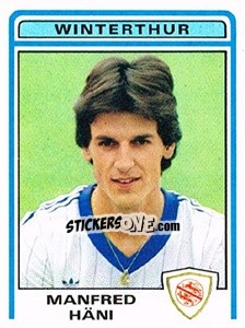 Cromo Manfred Hani - Football Switzerland 1982-1983 - Panini
