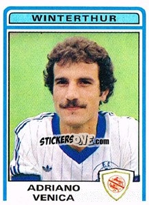 Cromo Adriano Vanica - Football Switzerland 1982-1983 - Panini