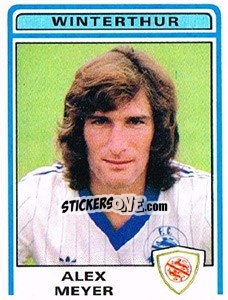 Cromo Alex Meyer - Football Switzerland 1982-1983 - Panini