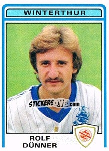 Sticker Rolf Dunner - Football Switzerland 1982-1983 - Panini