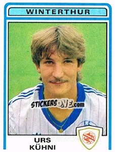 Cromo Urs Kuhni - Football Switzerland 1982-1983 - Panini