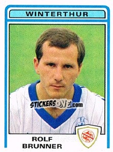 Sticker Rolf Brunner - Football Switzerland 1982-1983 - Panini