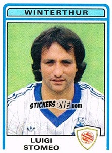 Sticker Luigi Stomeo - Football Switzerland 1982-1983 - Panini